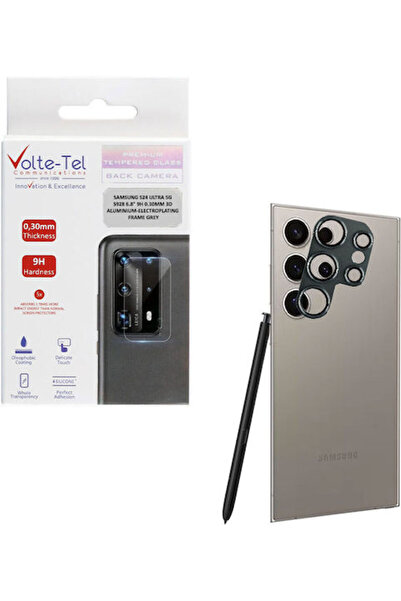 Other Volte-Tel Γυάλινο Κάλυμμα Προστασίας Κάμερας από Σκληρυμένο Γυαλί Γκρι ...