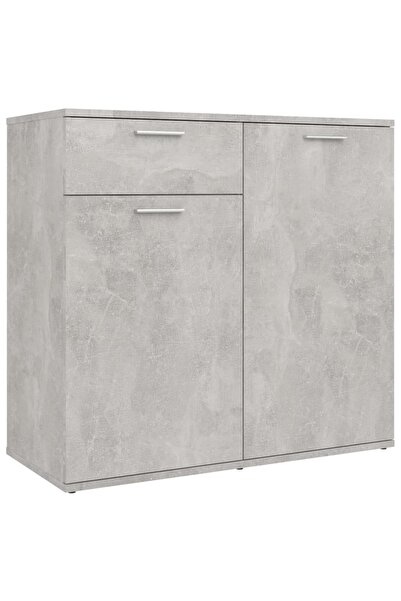 vidaxl Servantă, gri beton, 80x36x75 cm, PAL