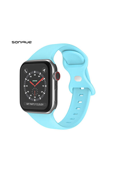 Other Λουράκι Sonique Butterfly Σιλικόνης Ανοιχτό Μπλε (Apple Watch 38/40/41/...