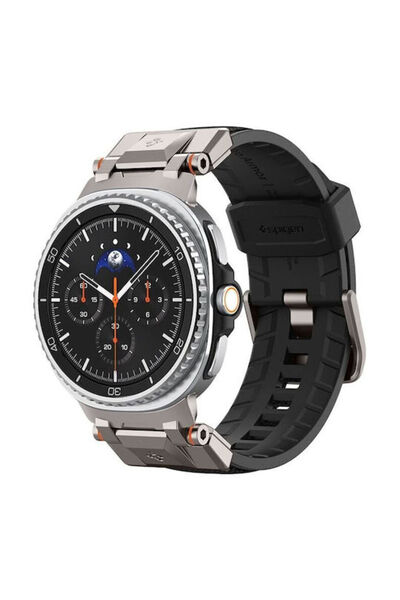 Spigen Υφασμάτινο λουράκι μαύρο (Galaxy Watch 8 / 8 Classic)