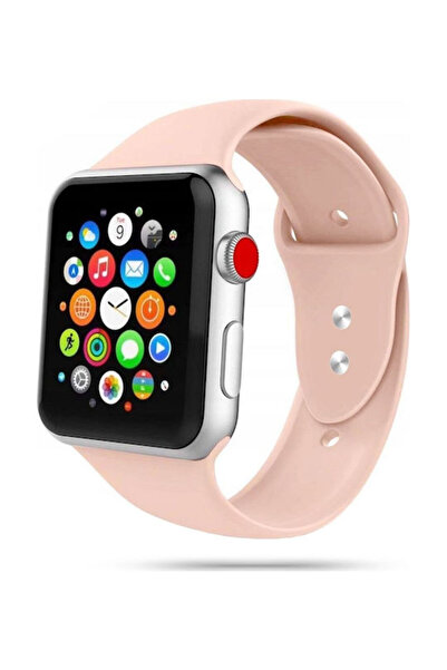 Tech-Protect Λουράκι Iconband Σιλικόνης με Πόρπη Ροζ Άμμου (Apple Watch 44/45...