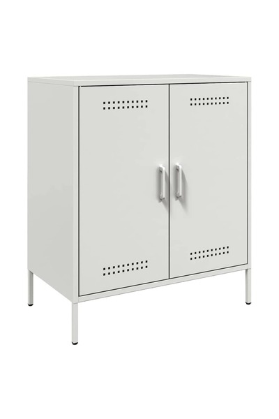 vidaxl Dulap, alb, 68x39x79 cm, oțel