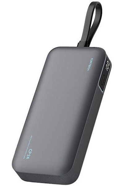 Cuktech LPB200N Power Bank 20000mAh 40W με θύρα USB-A και θύρα USB-C Γκρι