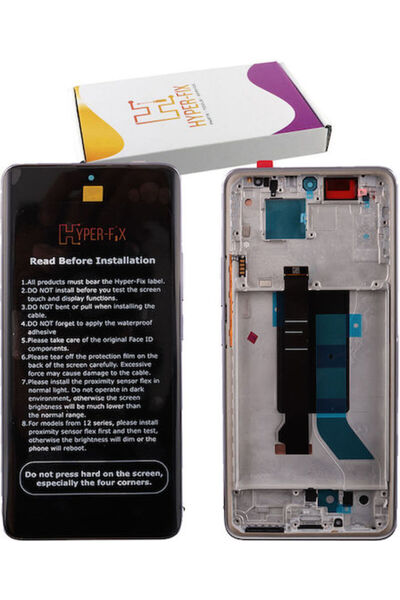 Hyper Οθόνη με μηχανισμό αφής και πλαίσιο για Xiaomi Redmi Note 14 Pro 5G (Μω...