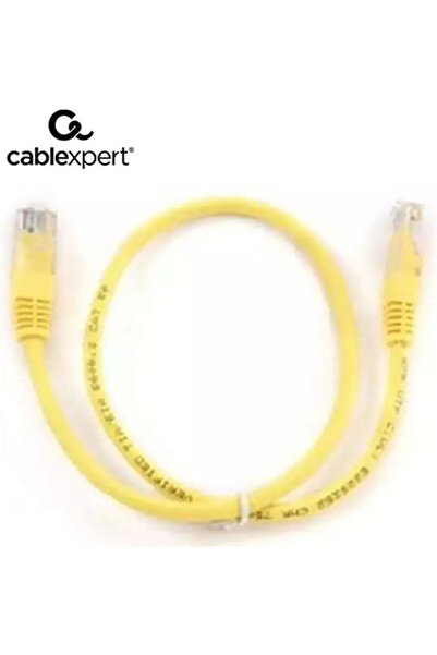 Cablexpert Καλώδιο Ethernet U/UTP Cat.5e (Gigabit) 0.5μ Κίτρινο Κωδικός: PP12...