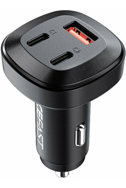 Acefast Φορτιστής Αυτοκινήτου B3 66W 4A Γρήγορης Φόρτισης με Θύρες: 1xUSB 1xT...