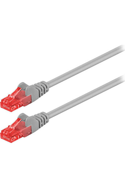 goobay Καλώδιο Ethernet U/UTP Cat.6 (Gigabit) 1μ Γκρι Κωδικός: 68439