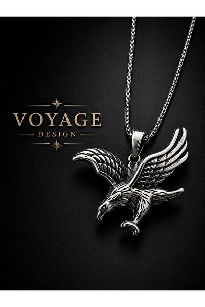 voyageaccessory 316L Stainless Steel Eagle Pendant