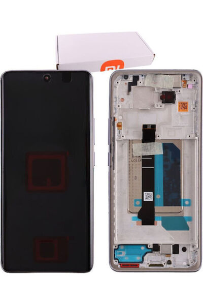 Xiaomi Οθόνη με μηχανισμό αφής και πλαίσιο για Redmi Note 14 Pro Plus 5G (Μωβ)