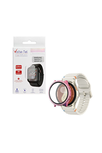 Other Volte-Tel Πλαστική Θήκη σε ροζ χρώμα για Samsung Watch 7 40mm