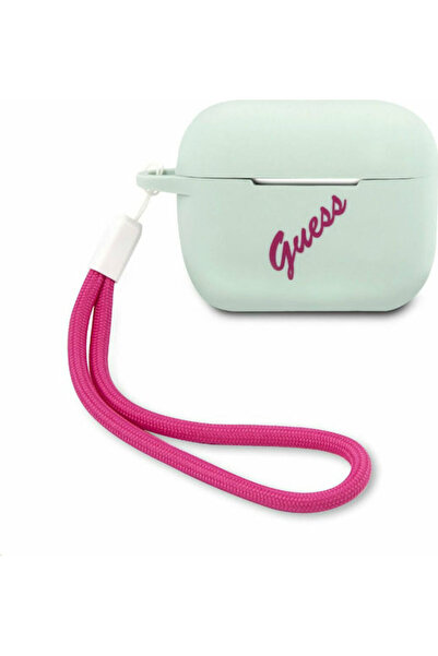Guess Βίντατζ Θήκη Σιλικόνης Μπλε για Apple AirPods Pro