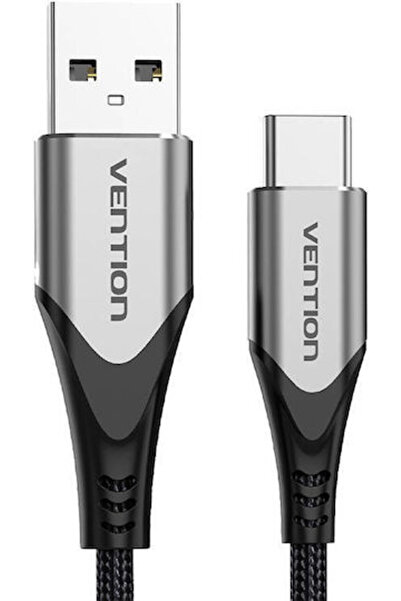 Vention Καλώδιο USB 2.0 USB-C Αρσενικό - USB-A 60W Γκρι 1μ