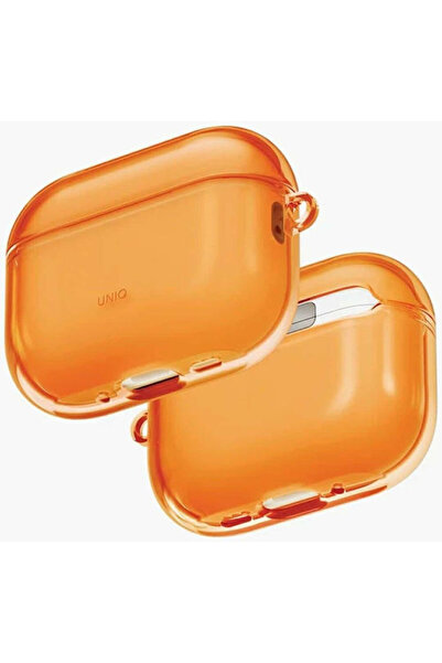 uniq Θήκη σιλικόνης σε πορτοκαλί χρώμα για Apple AirPods Pro 3