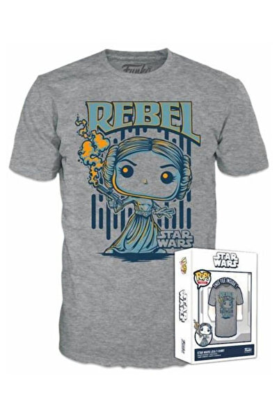 Funko Ποπ! Ταινίες Tees: Star Wars - Λέια (L)