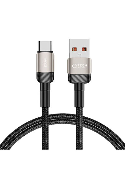 Tech-Protect Ultraboost Evo Titanium Καλώδιο USB 2.0 USB-C Αρσενικό - USB-A 1...