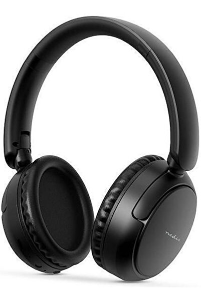 Nedis Ασύρματα / Ενσύρματα ακουστικά on-ear με 12 ώρες λειτουργίας, Μαύρα