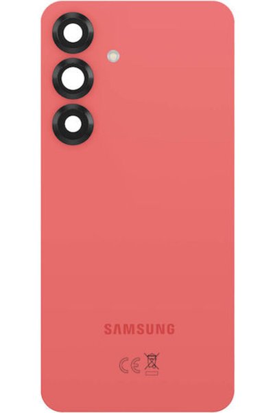 Samsung Ανταλλακτικό Κάλυμμα Μπαταρίας Galaxy S25 Σετ Επισκευής Κόλλα Κόκκινη