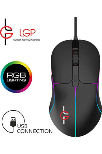 Lamtech LGP Uranus RGB Ποντίκι Gaming 6400 DPI Μαύρο