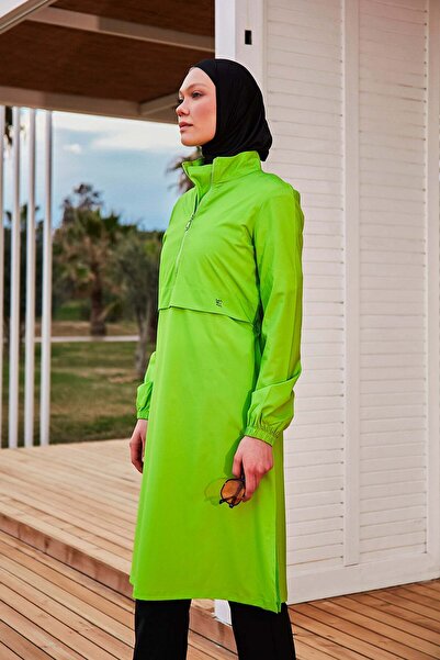 Marina Swimwear Full Covered Hijab Swimsuit Set Green 4 Piece - M2407