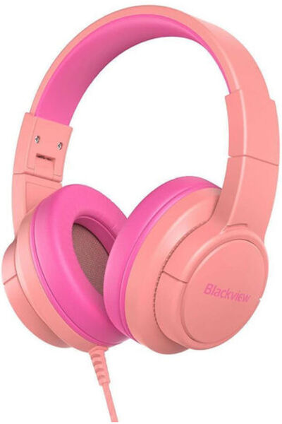 Blackview FITBUDS K1 Ενσύρματα Παιδικά Ακουστικά On-Ear Κοραλλί Ροζ
