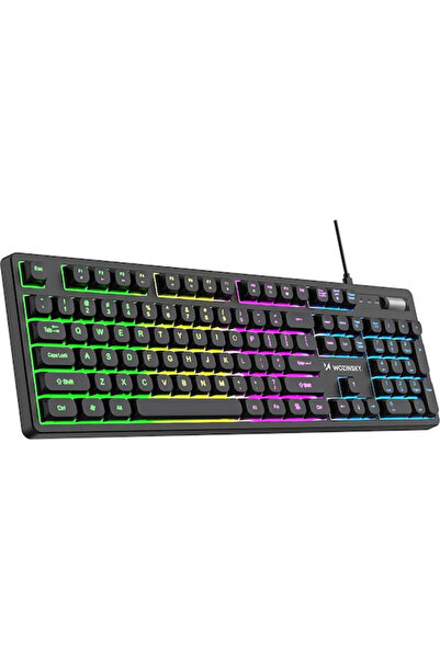 WOZINSKY WKG-200 Πληκτρολόγιο Gaming με Φωτισμό RGB Αγγλικό US