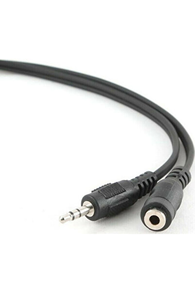 Cablexpert Καλώδιο Jack 3.5mm Αρσενικό σε Θηλυκό, Μαύρο, 2μ, με επιχρυσωμένα ...