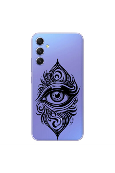 Other Samsung A15 5G Eye patterned drawing Transparent Silicone TPU Θήκη