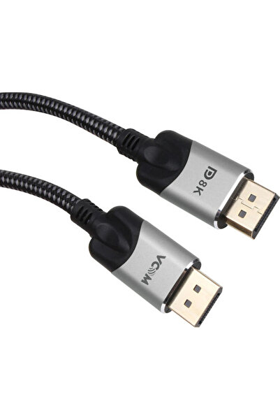 VCOM Καλώδιο DisplayPort αρσενικό - DisplayPort αρσενικό 10μ Μαύρο