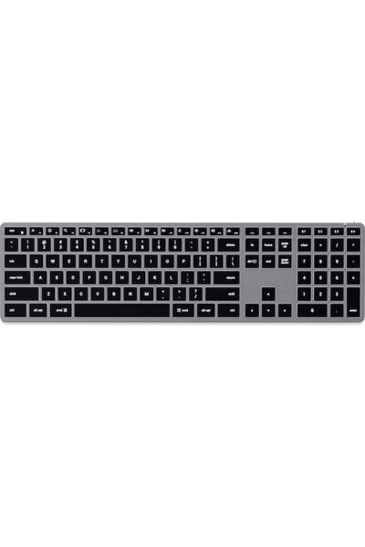 Satechi Λεπτό ασύρματο πληκτρολόγιο Bluetooth X3, μόνο αγγλικό (US), γκρι