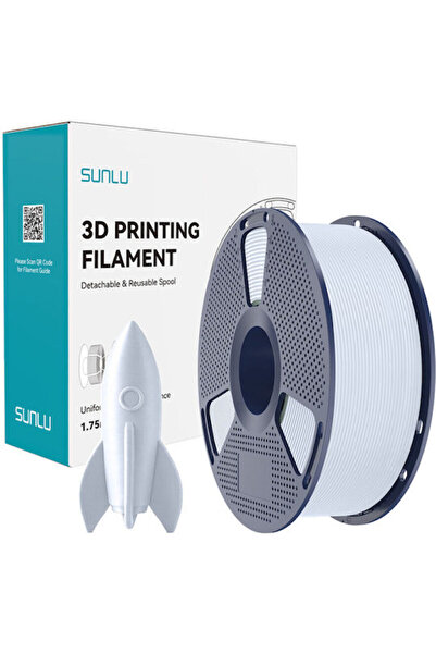 Sunlu Νήμα εκτυπωτή 3D PLA Λευκό