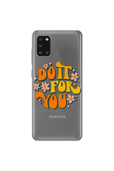 Other Samsung A31 Do it For You Transparent Silicone TPU Θήκη