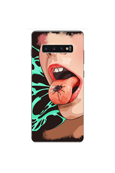Other Samsung S10 Plus Black Snake Transparent Silicone TPU Θήκη