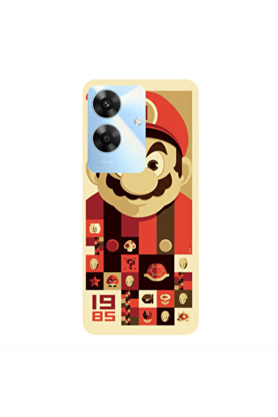 Other Realme Note 60 Super mario Transparent Silicone TPU Θήκη