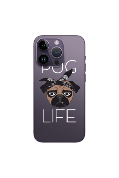 Other Apple iPhone 14 Pro Max Pug Life Transparent Silicone TPU Θήκη