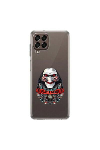 PPKin Samsung Galaxy M33 Compatible Horror 7 Design Transparent Case