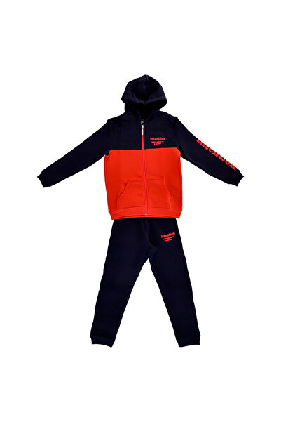 Target Set din fleece pentru copii: Hanorac cu glugă și pantaloni cu manșete ...