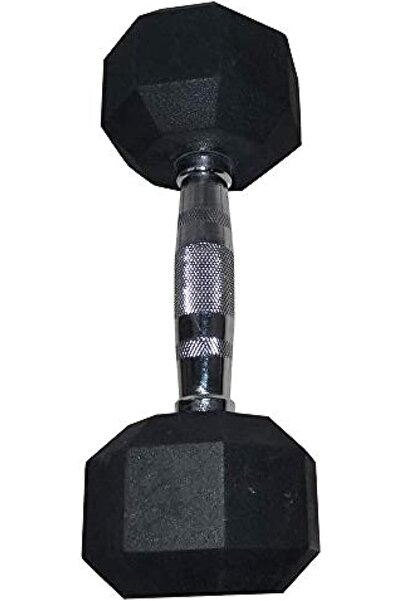 BODY SCULPTURE Hex Rubber Dumbbell - 10 kg
