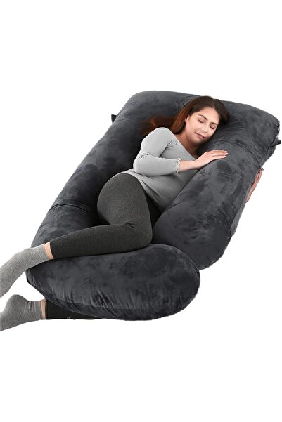 Yoawllty Pregnancy Pillow, G-Shaped Full Body Pillow and Maternity Support wi...