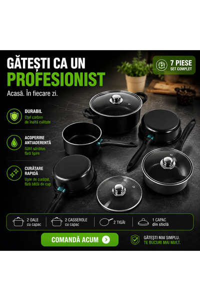 OEM Set 13 Oale si Cratite — vase de gătit (RO-V05)