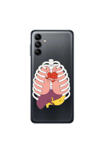 Other Samsung A13 5G Anatomy Transparent Silicone TPU Θήκη