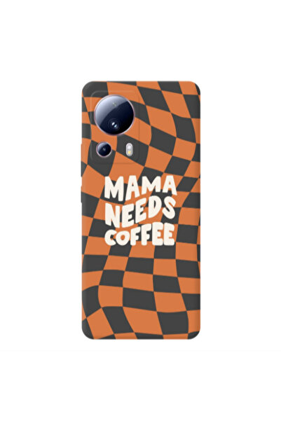 Other Xiaomi Mi 13 Lite Mama needs coffee Transparent Silicone TPU Θήκη