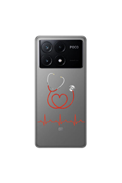 Other Xiaomi Poco X6Pro 5G Stethoscope Transparent Silicone TPU Θήκη