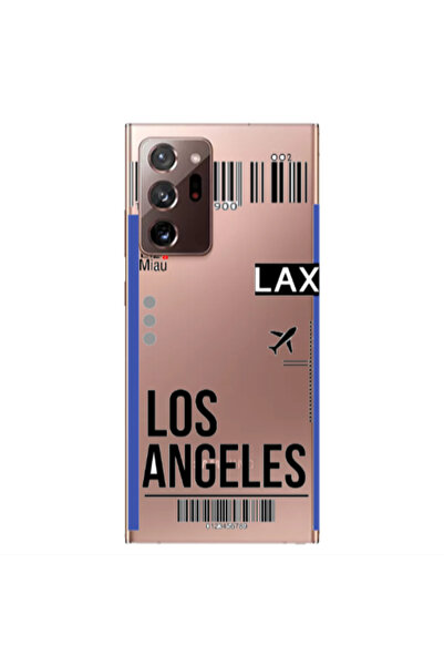Other Samsung Note 20 Ultra Los angeles Transparent Silicone TPU Θήκη