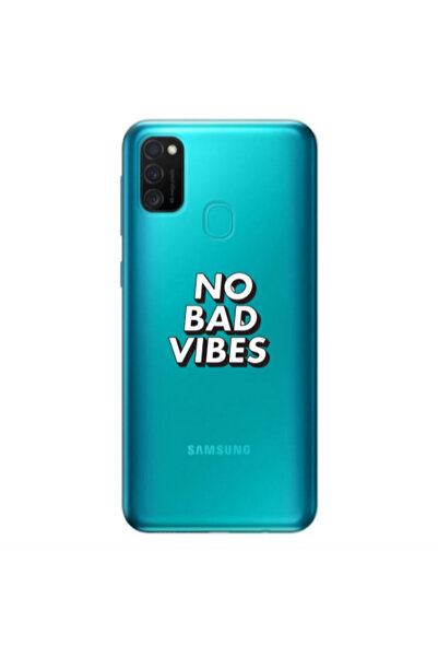 Other Samsung M21 No bad vibes Transparent Silicone TPU Θήκη