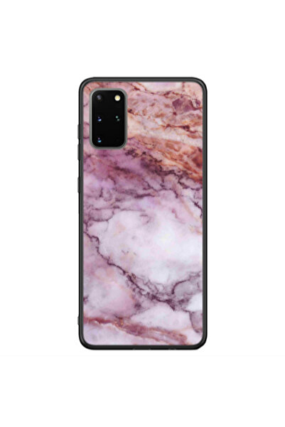Other Samsung S20 Marble Brown And Pink Black Glossy Θήκη