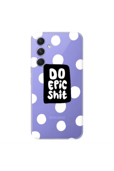 Other Samsung A35 Do Epic Shit Transparent Silicone TPU Θήκη