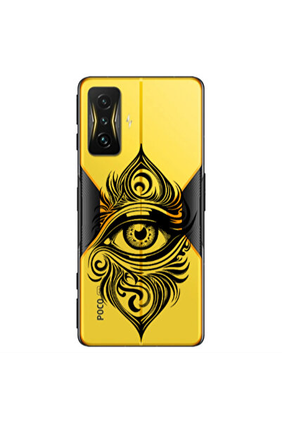 Other Xiaomi Poco F4 Gt Eye patterned drawing Transparent Silicone TPU Θήκη