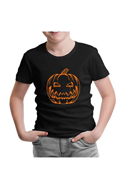 Lord T-Shirt Halloween - Pumpkin Black Kids Tshirt