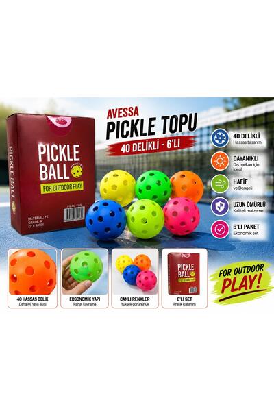 AVESSA Pbal-600 Pıckle Topu 40 Delikli 6lı