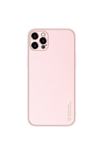 Dux Ducis Yolo Series Δερμάτινη θήκη για iPhone 12 Pro Max (Ροζ)